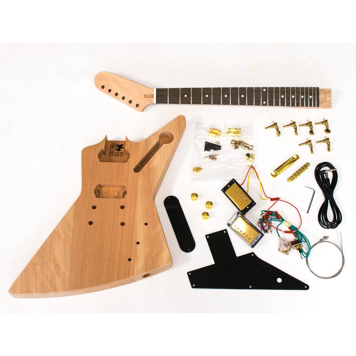 Corps de guitare électrique brut ondulé, accessoires de fabrication de guitare  électrique en bois massif, cuir, bois de tilleul, kit de combinaison pour  guitare, accessoire de bricolage : : Instruments de musique