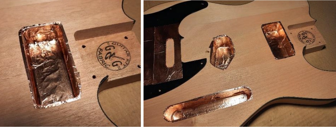 Shielding Guitar Cavity